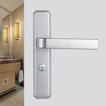 Нова Система за Заключване на вратите от Неръждаема Стъкло от алуминиева Сплав за Баня, Тоалетна и Кухня, Заключване За Баня на Замъка с един Езикът за Тоалетна