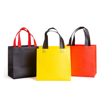 500 бр. Нетъкан пакет, ламиниран полипропилен чанта-тоут, рекламни цветна нетканая чанта-тоут за пазаруване