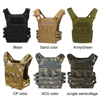 Военен тактически жилетки, 600D, Водоустойчива външна бронежилетки, Лека Жилетка за носене плочи JPC Molle, армейское съоръжения за игри, CS в джунглата