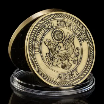Монета с бронзов покритие, коллекционный подарък военните феновете на монета-да се обадя, военен Blackhawk UH-60, Възпоменателна монета в САЩ