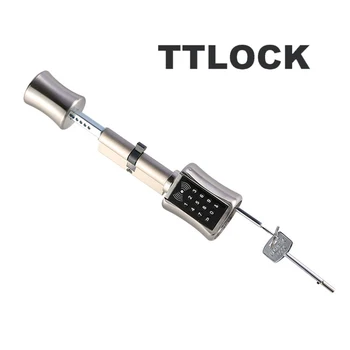 TTlock Smart Lock Цилиндров Заключване WIFI Електронна Система за Заключване на Клавиатура Портал TTLOCK RFID Карта Бесключевой Безжичен Заключване за EU Lock