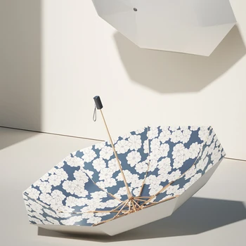 Уникален Сладък чадър Sun Mini с защита от uv, Ветроупорен силни слънчеви очила, Сгъваема Ombrello Sombrilla Playa Стоки за дома