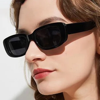 2023 Квадратни Слънчеви Очила Луксозен Марка Пътуване Малки Правоъгълни Слънчеви Очила, Мъжки, Женски Реколта Ретро Oculos Люнета De Soleil Femme
