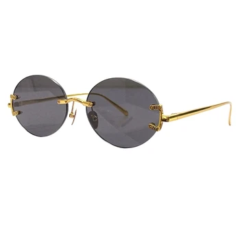 Кръгли Слънчеви Очила Дамски Маркови Дизайнерски Очила За Жени, Летни Слънчеви Очила на Открито, Модни Очила UV400