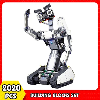 MOC Astros-Робот Johnnyed 5 Градивен елемент на Филм С Къс Закриването на Военни Роботи Голям Модел Фигурки Тухлени Играчки за Детски Подарък