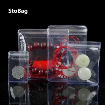 StoBag 48-опънат PVC прозрачни пластмасови торбички с цип, утолщающие антики, Сувенири, на Помещение, Винтове, вакуум на найлонови торбички