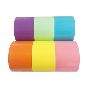 6 Броя забавни лепкава топка ленти САМ Sticky Tape Toy Цветна лента Обемна лента за възрастни