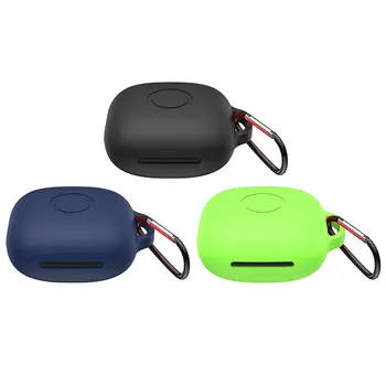 Силиконов калъф за Beat Fit Pro, защитен калъф за цялото тяло, слушалки, аксесоари с карабинка, мека втулка за слушалки