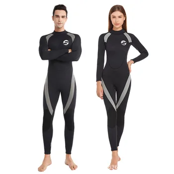 2023 Водолазный костюм, 3 мм неопреновый водолазен костюм, мъжки пълнозърнести костюми, запазване на топлината, за да сърфирате, за гмуркане, пълен костюм за гмуркане, сърф, Водоустойчив