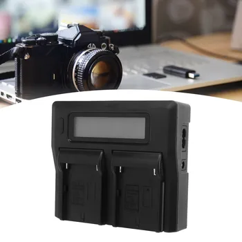 Камера батерия 100-240 В, Двойно Зарядно устройство от USB-Камера, Зарядно Устройство за Серия NF F550 F970 F990 F750