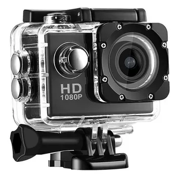 мини екшън камера за 4K Ultra HD Водоустойчива спортна камера, камера за езда на открито Записващо устройство за управление Екшън камера за спорт