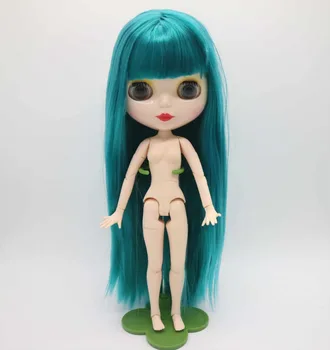 съвместно тялото голи кукли блайт tait, зелени коса с бретон
