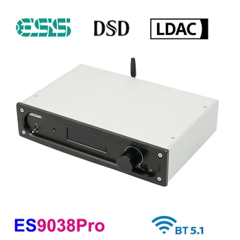 ES9038PRO Декодер DSD512 Amanero USB КПР Amp Bluetooth 5.1 Напълно балансиран декодер КПР