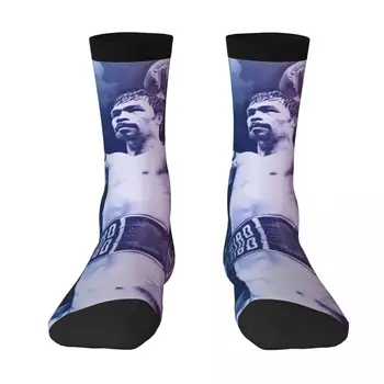 Боксовия отглеждане на Филипините 12 Mannys и Pacquiaos най-Добрата покупка уникални компресия чорапи в един свитък с хумористичен модел