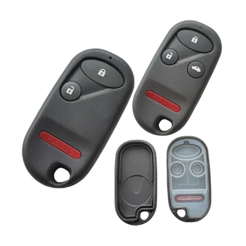 3/4 Бутони за Дистанционно Заменяеми ключ във формата на миди Fob За 2002-2004 Honda CR-V OUCG8D-344H-A 72147-S9A-А01