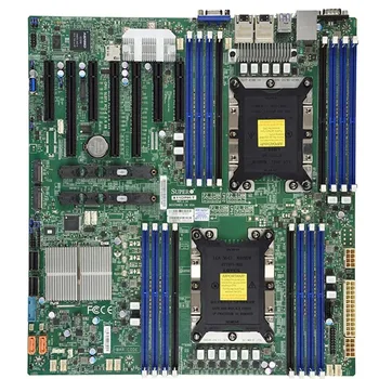 X11DPH-T процесор Supermicro на дънната платка 2-ро поколение LGA-3647 ПИН C622 DDR4-2933MHZ Добре тестван преди да изпратите