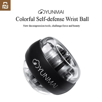 Youpin Yunmai Гироболл Powerball анти-стрес Симулатор За Китките LED Гироболл Essential Spinner Влияние Тренажор За горната част на ръцете Gyro Топка