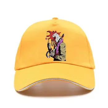 Коледна гореща линия, мъжка шапка Miami Bill, страхотна мультяшная игра, шапки ChickenHatee Bill, Слънцезащитен крем с плоска периферия, Camiseta Casual