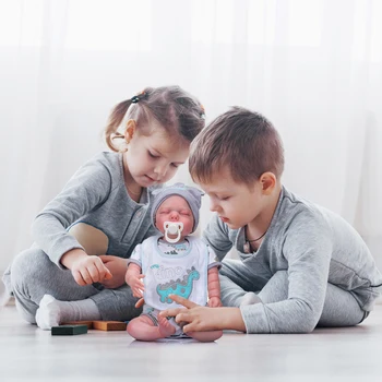 Кукла със силикон покритие, еластична, ръчно рисувани, реалистична кукла-бебе, гладка 3D-имитация на снимки, подвижната кукла за детски подаръци