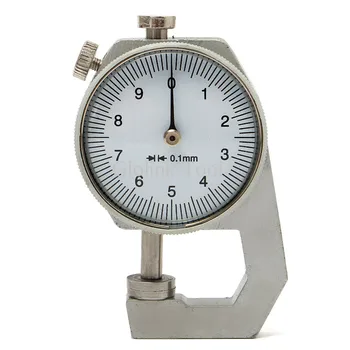 От 0 до 10 мм Компактен led с кръгла циферблат за джобен толщиномера 0.1 mm Точност инструмент за измерване 0,1 мм